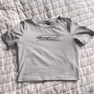 Cute cropped t-shirt from shein